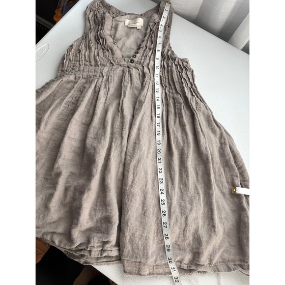 Anthropologie Tunic Top Sleeveless Button Up Casual Boho XS - Picture 4 of 7